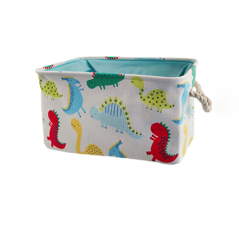 Cartoon Foldable Laundry Basket Toys Storage Organizer