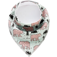 Triangle scarf Cotton Cartoon Baby Bibs