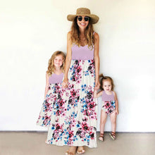 Mommy And Me Matching Outfit -  Long Floral Dress