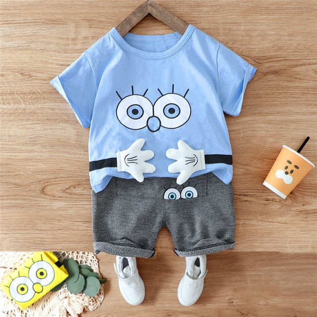 Unisex Cartoon Clothing Set