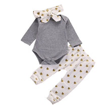 3Pcs Newborn Baby Girl Clothes Set