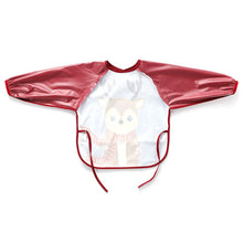 Cute Long Sleeve Waterproof  Bibs Apron Baby & Toddler