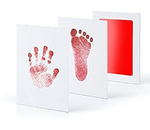 Footprint + Handprint Imprint Kit Baby Ink Pad Storage Memento Kit