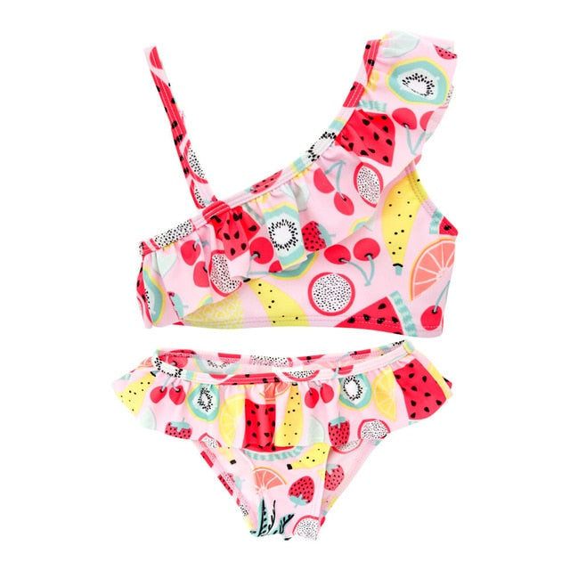 Girls Swimwear  Cute One-piece Swimsuit