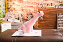 Colorful Plush Stuffed Toy Brontosaurus Dinosaur