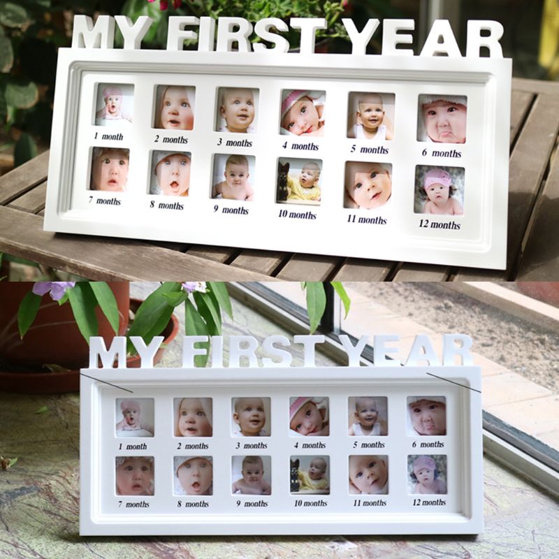 My First Year Baby 12 Month Photo Frame