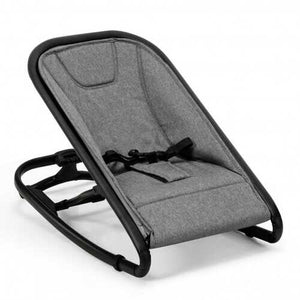 2-in-1 Adjustable Baby Bouncer and Rocker-Gray - Color: Gray