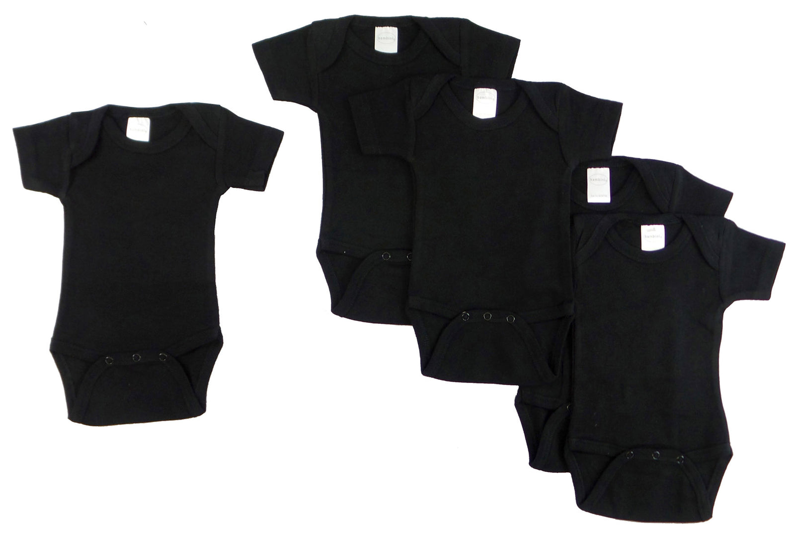 Black Onezie (pack Of 5)