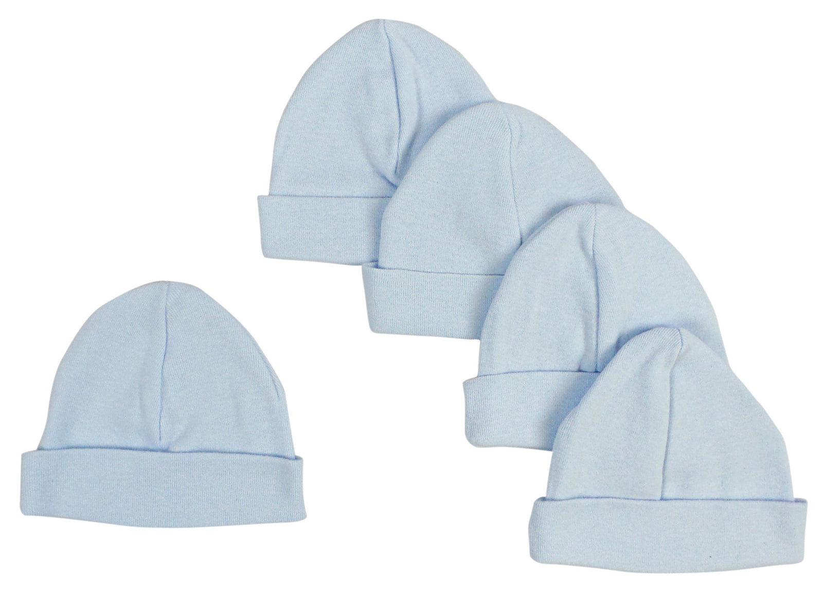 Blue Baby Cap (pack Of 5)