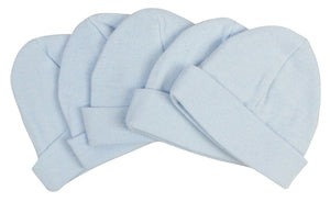 Blue Baby Cap (pack Of 5)