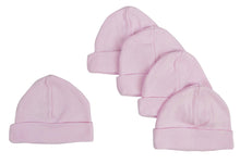 Pink Baby Cap (pack Of 5)