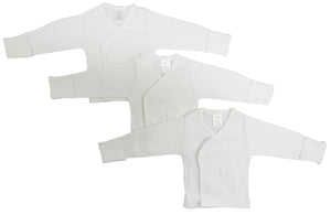 Preemie Long Sleeve Side Snap With Mitten - 3 Packcuff