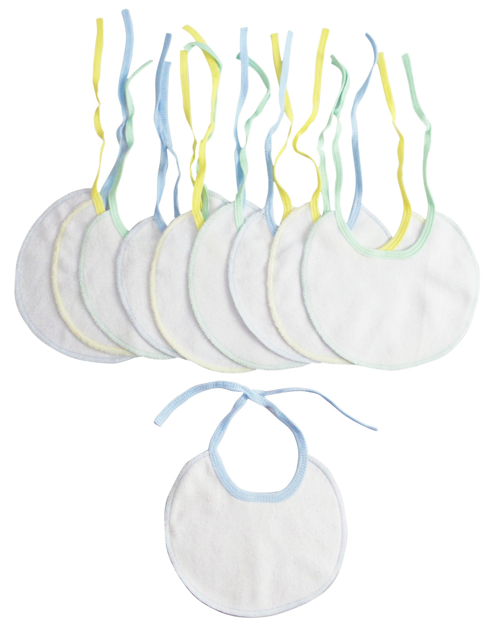 Infant Nine Piece Bib Set (pack Of 9)