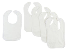 White Interlock Bib (pack Of 5)