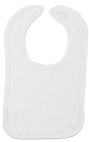 White Interlock Bib