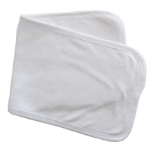 White Trim Terry Burpcloth