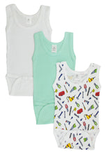 White,Blue,Print Boys' Tank Top