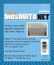 White Crib Mosquito Net