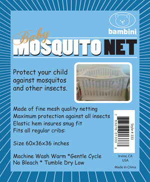 White Crib Mosquito Net