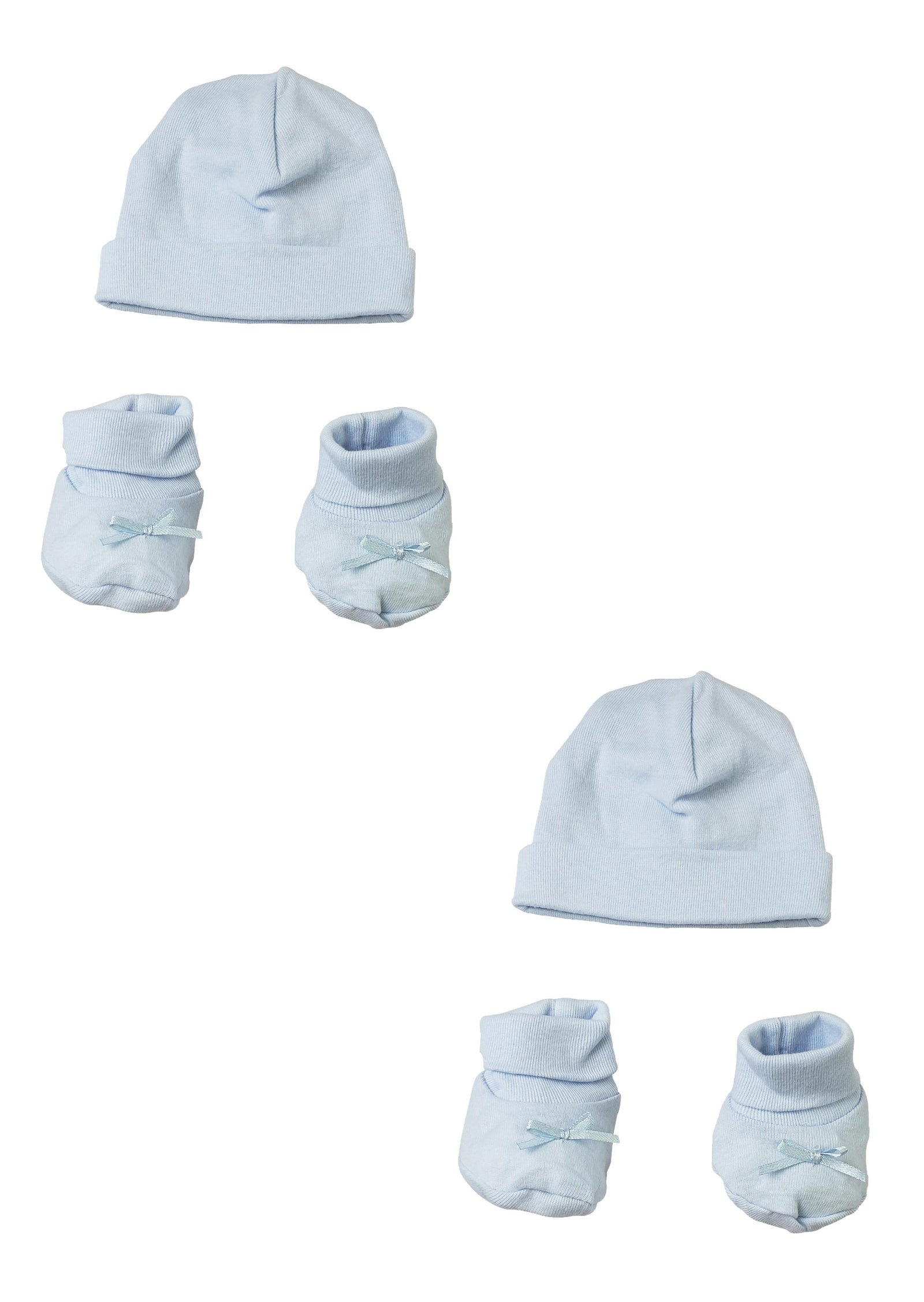 Preemie Cap And Bootie - 4 Pc Set