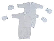 Preemie Boys Gowns And Mittens