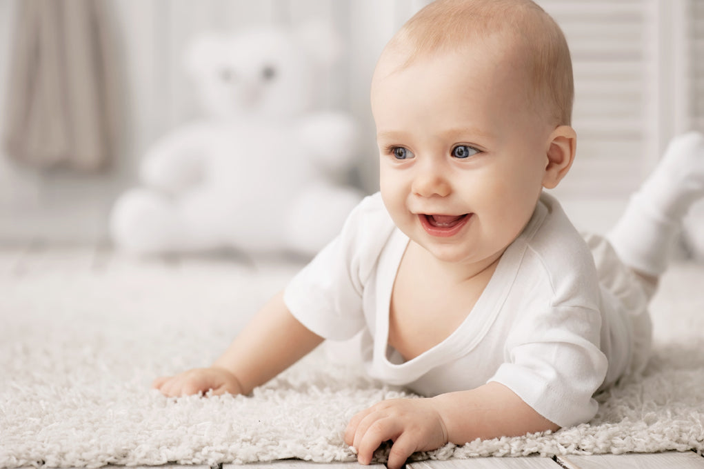 White Infant Onezies And Boxer Shorts