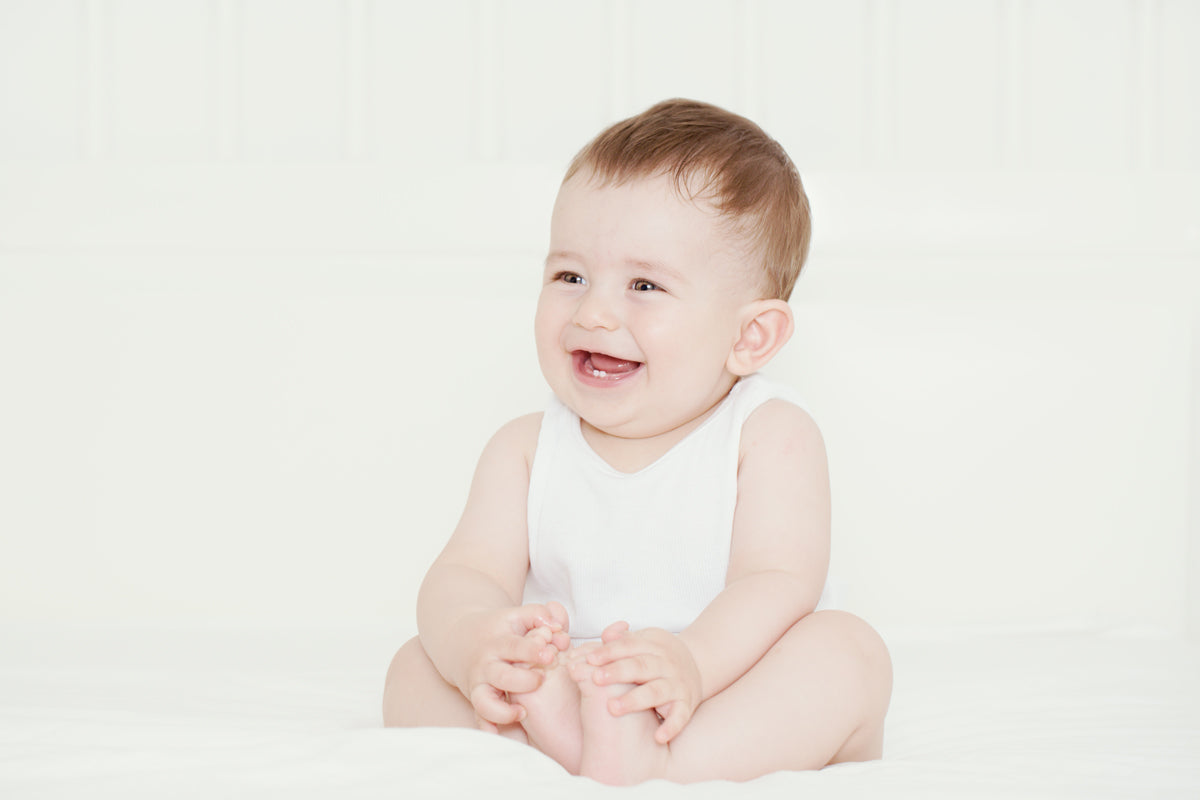 Blue,White Infant Sweatshirt, Onezie And Pants - 3 Pc Set