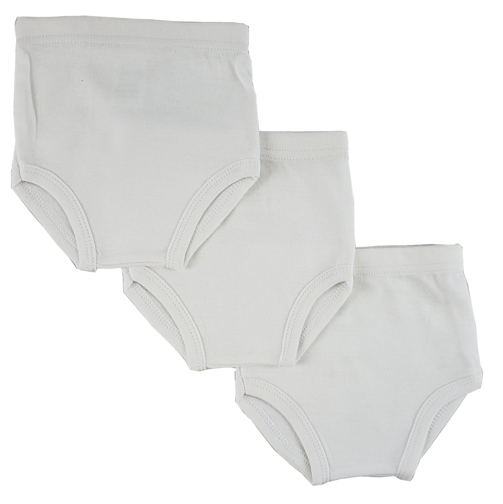 White Training Pants - 3 Pack