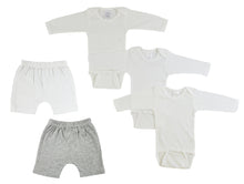 White,Grey Infant Long Sleeve Onezies And Pants