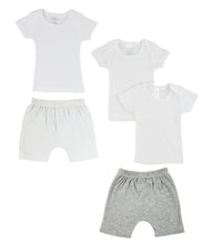 White,Grey Infant T-shirts And Pants