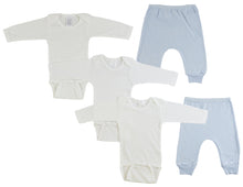 Blue Infant Long Sleeve Onezies And Joggers