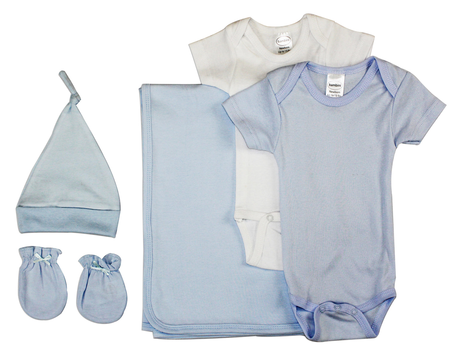 Newborn Baby Boy 5 Pc Baby Shower Gift Set