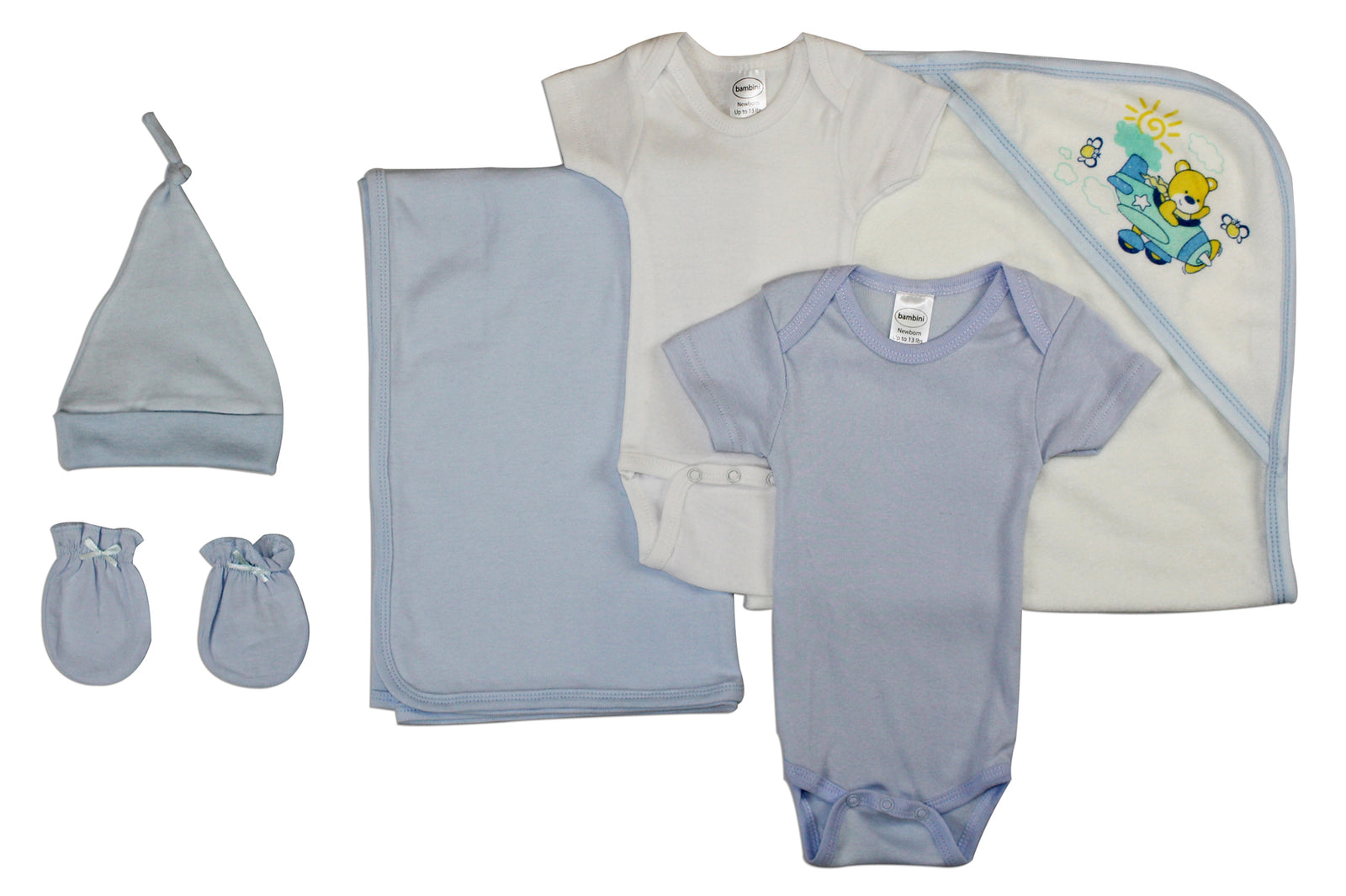 Newborn Baby Boy 6 Pc Baby Shower Gift Set