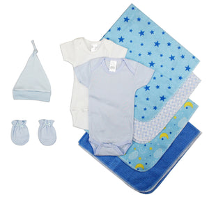 Essential Newborn Baby Boy 8 Piece Set