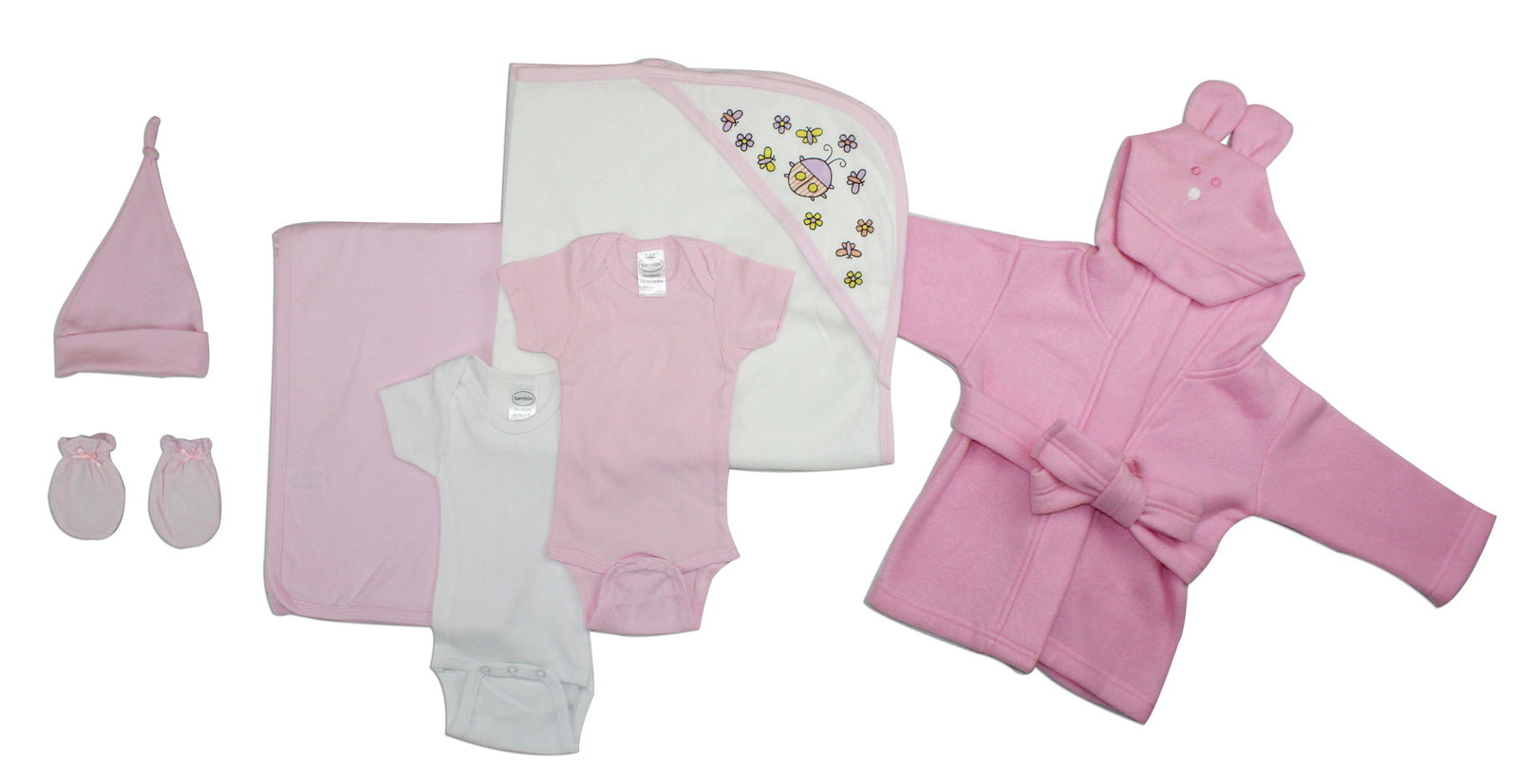 Essential Newborn Baby Girl 7 Piece Set