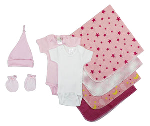 Essential Newborn Baby Girl 8 Piece Set