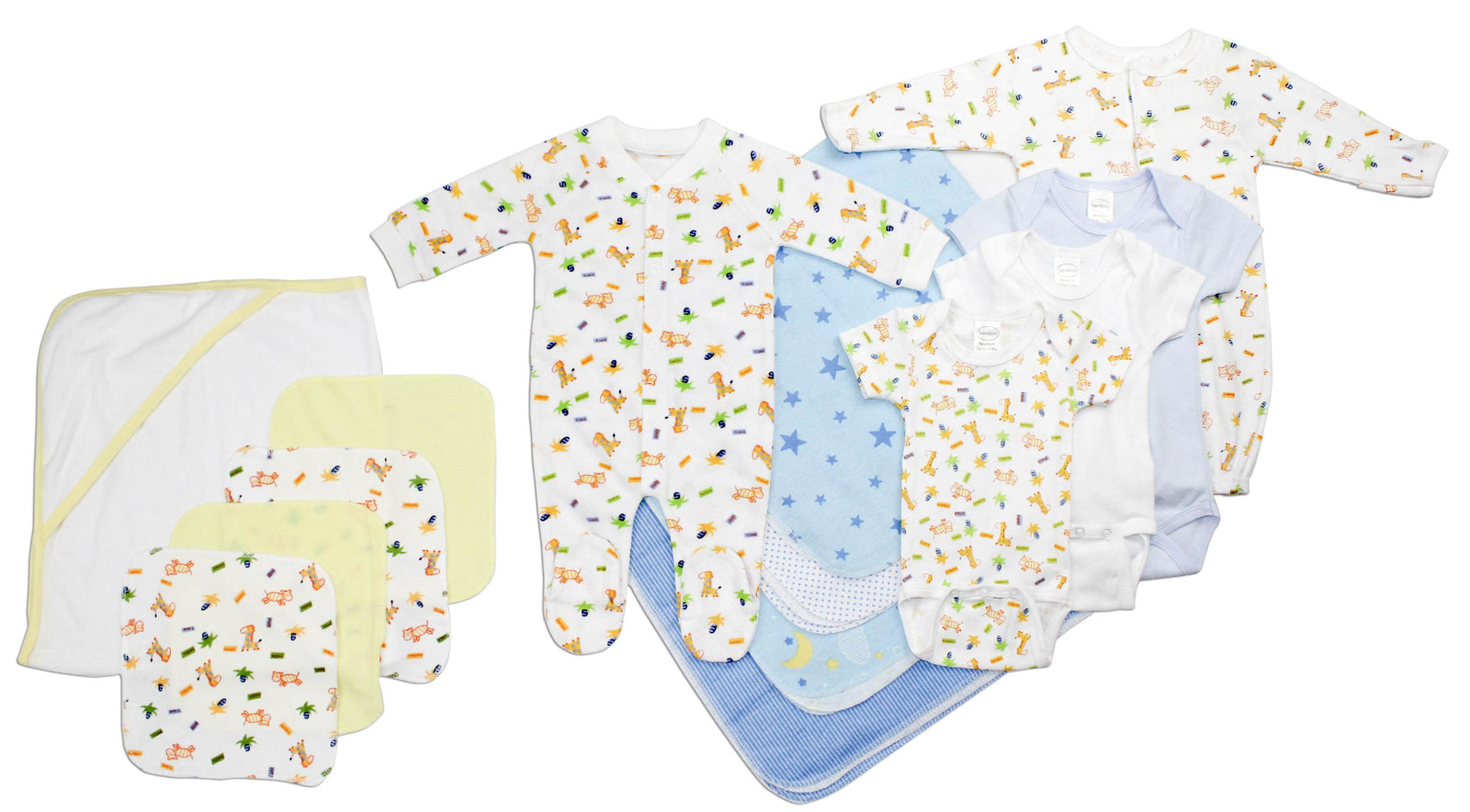 Newborn Baby Boy 14 Pc Baby Shower Gift Set