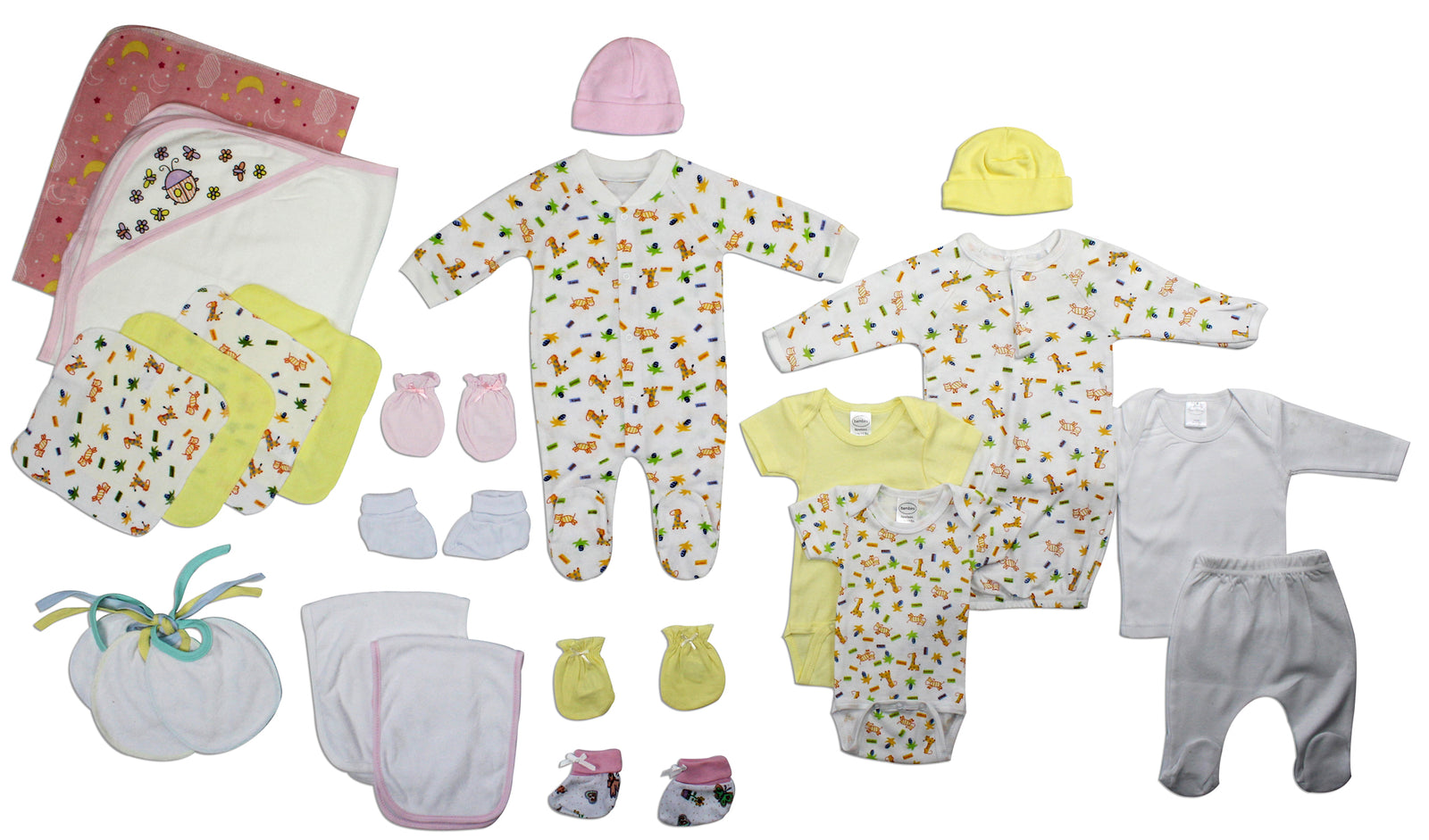 Newborn Baby Girl 23 Pc Baby Shower Gift Set