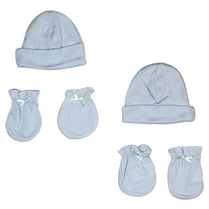 Boys' Cap And Mittens 4 Piece Set