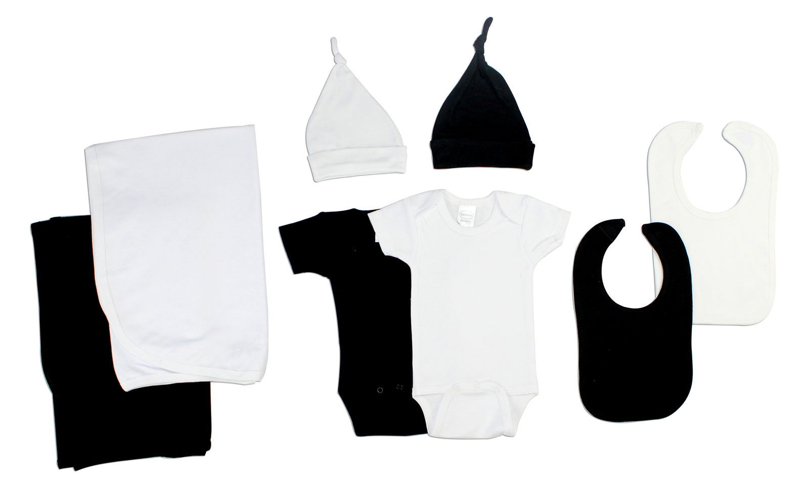 Black And White 8 Piece Set