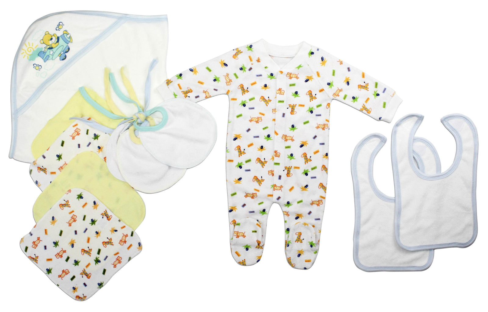 Newborn Baby Boys 11 Pc Baby Shower Gift Set