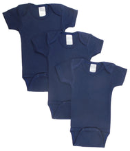 Navy Bodysuit Onezies (pack Of 3)