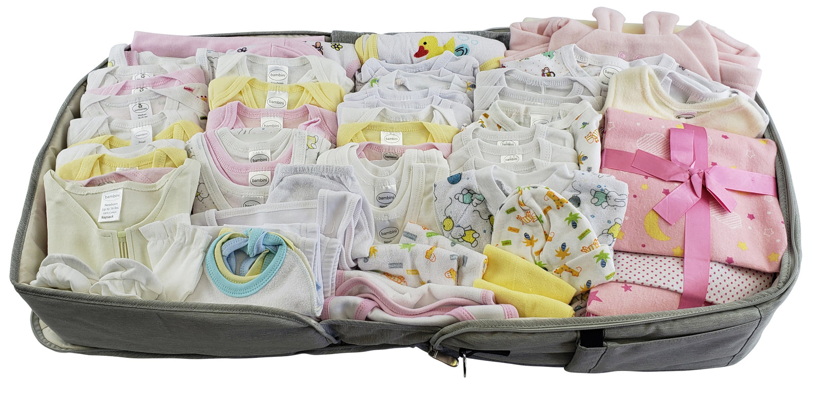 80 pc Baby Clothing Starter Set with Diaper Bag