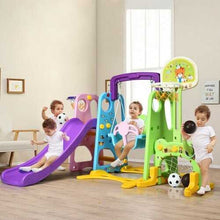 6 in 1 Climber Swing Basketball Hoop Football Gate