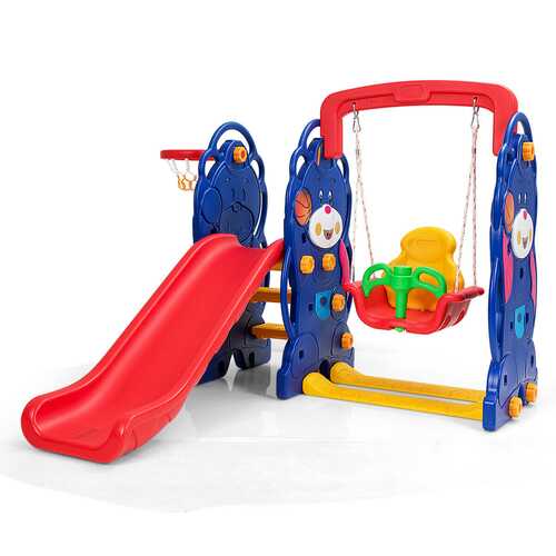 3 in 1 Toddler Climber and Swing Playset