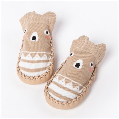 Anti Slip Baby Floor Socks Shoes With Soft Rubber Soles first walker