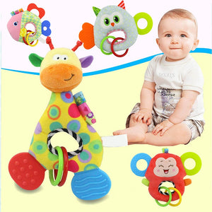 Lovely Stuffed Animal Baby Rattle