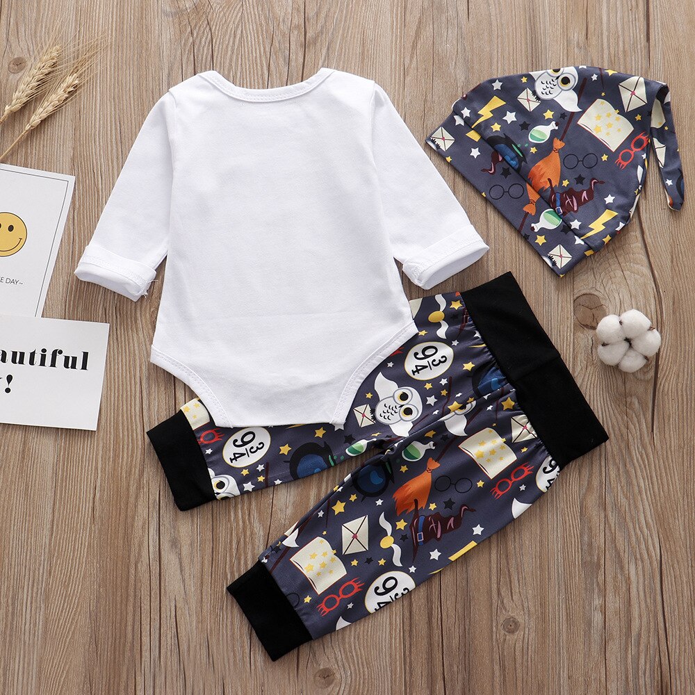 Wizard in training Baby pajama set