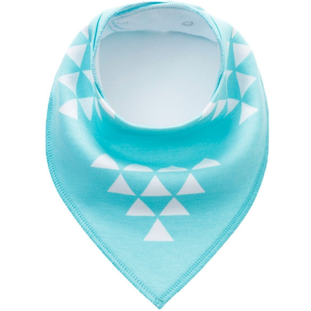 Triangle scarf Cotton Cartoon Baby Bibs