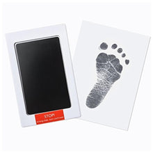 Footprint + Handprint Imprint Kit Baby Ink Pad Storage Memento Kit